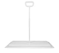 Copriwater per Bagno Bianco in Pp, Maniglia Lunga, Struttura Semplice | Compatibile Vasi a Tazza e Molti Modelli, Superficie Liscia, Portatile, Aiuta a Ridurre gli Odori