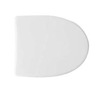 d&h Sedile WC per Cesame Vaso Equa Forma 4 – Cerniere regolabili – Bianco