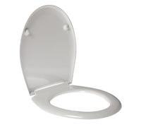 Copriwater per DOLOMITE PERLA CLASSIC SLIM come ORIGINALE TERMOINDURENTE BIANCO cerniera inox