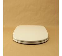 Copriwater per DOLOMITE SUITE TERRA/SOSPESO/MONOBLOCCO TERMOINDURENTE BIANCO cerniera inox normale o rallentata soft close