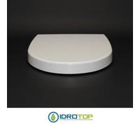 Copriwater per ESEDRA BULL come ORIGINALE TERMOINDURENTE BIANCO cerniera inox