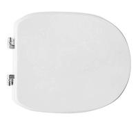 Sedile Wc Per Faleri Vaso Duetto Tondo Bianco Forma 6 - Bianco