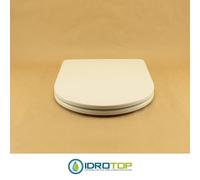 Copriwater per GLOBO FORTY3 SOSPESO TERMOINDURENTE BIANCO cerniera inox normale