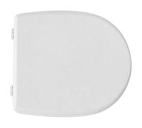 Cricket World Sedile WC per Globo Vaso Bowl 40-43 x 39 cm Bianco Cerniere regolabili