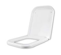 Copriwater per NERO CERAMICA ALISEO come ORIGINALE TERMOINDURENTE BIANCO cerniera inox normale o rallentata soft close