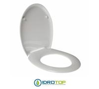 Copriwater per RAK KARLA AVVOLGENTE TERMOINDURENTE BIANCO cerniera inox