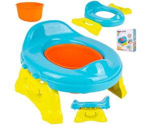 Copriwater pieghevole da viaggio 2 in 1 per WC portatile.