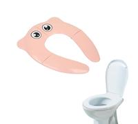 Copriwater Pieghevole da Viaggio,Sedile per Vasino Portatile,Riduttore WC Sedile,Portatile Pieghevole Per WC,Riduttore Water Bambini Pieghevole,Antiscivolo,per Deale per i Viaggi.