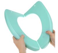 Copriwater Pieghevole in Plastica Pp, Seduta Verde per Viaggio e Casa | Compatibile Leggero da Maggior la Sanitari e Standard Parte Pratico Facile Trasportare per Ragazzo Ragazza e Adulti