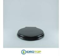 Copriwater Pozzi Ginori MONTEBIANCO NERO Cerniera Rallentata Soft Close