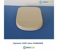 Copriwater Pozzi Ginori OASI CHAMPAGNE Cerniera Rallentata Soft Close