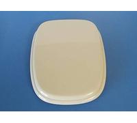 Copriwater Pozzi Ginori SQUARE CHAMPAGNE Cerniera Cromo-Sedile-Asse Wc