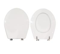 Copriwater Quarzo Dolomite legno rivestito in resina poliestere bianco