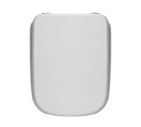 Copriwater Rio Ceramica Dolomite Dedicato Bianco In Legno Rivestito Resina | Sedile WC Compatibile Vaso Ceramica Dolomite Rio | Con Paracolpi Antiscivolo E Cerniere In Ottone Cromato Incluse