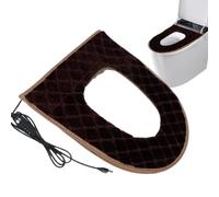Copriwater riscaldato con riscaldamento regolabile a 5 livelli | Cuscino per WC con timer, design plug-in per la mattina d'inverno, bagno, appartamento, camera d'albergo, vacanze
