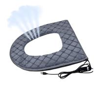 Copriwater riscaldato, robusto riscaldatore regolabile, cuscino per sedile caldo resiliente, accessorio originale per il bagno, copertura termica di lunga durata, design plug in per la cura degli