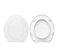 Copriwater Sedile WC compatibile con Full 48 Azzurra termoindurente avvolgente Bianco lucido by HYDRO HOME