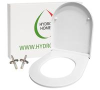 Copriwater Sedile Wc compatibile con STARCK 3 DURAVIT, In Plastica Termoindurente Avvolgente,Colore Bianco CON PULSANTE SGANCIO RAPIDO