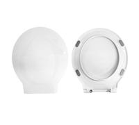 Copriwater Sedile Wc Ergo Galassia Come Originale, In Plastica Termoindurente,Colore Bianco MADE IN ITALY CHIUSURA AMMORTIZZATA