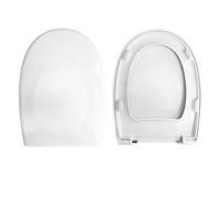 Copriwater Sedile Wc Loft Hidra Come Originale, In Plastica Termoindurente Avvolgente,Colore Bianco MADE IN ITALY CHIUSURA AMMORTIZZATA