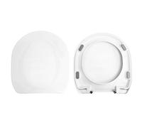 Copriwater Sedile Wc M2 45 GALASSIA Come Originale, In Plastica Termoindurente Avvolgente,Colore Bianco MADE IN ITALY CHIUSURA AMMORTIZZATA