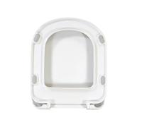 Copriwater sedile wc per DOLOMITE GEMMA 2 bianco CERNIERE ACCIAIO in termoindurente DUROPLAST