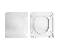 Copriwater Sedile Wc TOUCH 2 E TOUCH 3 DISEGNO CERAMICA Come Originale, In Plastica Termoindurente Avvolgente,Colore Bianco MADE IN ITALY