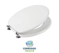 SEDILE WC UNIVERSALE IN LEGNO MODELLO PERUGIA Bianco DHIMP