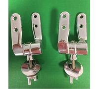 Copriwater Simas LONDRA BIANCO Cerniera Rallentata Soft Close Cromo-Sedile-Asse Wc