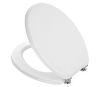 COPRIWATER UNIVERSALE SEDILE TAVOLETTA WC BAGNO MDF LACCATO BIANCO 18" FERIDRAS