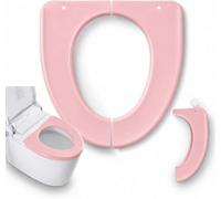 Copriwater Universale Pieghevole Portatile in Plastica per Adulti | Tavoletta WC Antiscivolo, Asse WC e Coperchio Water Decorativo, per Viaggi, Facile da Pulire