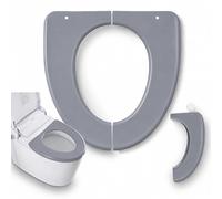 Copriwater Universale Pieghevole Portatile in Plastica per Adulti, Tavoletta WC Antiscivolo, Asse WC e Coperchio Water Decorativo, per Viaggi, Facile da Pulire