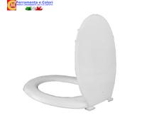 Copriwater UNIVERSALE Sedile Per wc TERMOPLASTICA Tavoletta Copri Vaso cm 37x48
