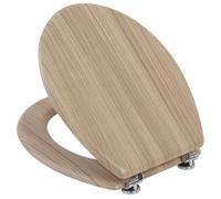 COPRIWATER UNIVERSALE SEDILE TAVOLETTA WC BAGNO MDF ROVERE SBIANCATO 18"FERIDRAS
