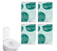 Copriwater Usa e Getta, 40 Pz Coperture di Sedile di Carta Flushable Travel Toilet Paper per Aereo e Hotel del Bagno Pubblico