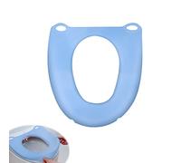 Copriwater WC in Silicone,HASLED Tappetino per Copri WC Portatile Sagomato, Protezione per Water Completamente Inscatolato, Copri WC Morbido Antibatterico Adatto per Anziani e Bambini