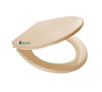 COPRIWATER WC TAVOLETTA BAGNO UNIVERSALE PLASTICA BEIGE + CERNIERE ART.10516