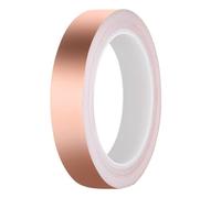Coptiner 1 rotolo di nastro a vite in rame, autoadesivo, conduttivo, lumache, barriera per giardino, deterrente, piante, vasi, verdure, erba, schermatura EMI per esterni, 20 mm x 20 m