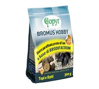 COPYR | Bromus Hobby Blocco esca rodenticida - Busta - 300g