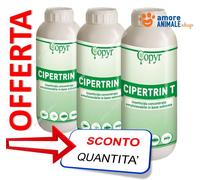Copyr CIPERTRIN T Lt 1 CIPERMETRINA + TETRAMETRINA Insetticida mosche zanzare