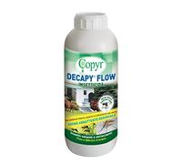 COPYR | Decapy Flow: Insetticida Concentrati contro scarafaggi, formiche, pulci, zecche, cimici, mosche - flacone 1 Lt