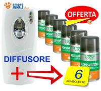 COPYR Erogatore Copyrmatic + 1 / 3 / 6 bombolette KENYATRIN SAFE - Insetticida