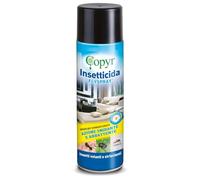Copyr FlySpray - Insetticida Antizanzare Mosche Ragni Scarafaggi Formiche e Altri Insetti Striscianti e Volanti, 500ml x 1 Pz, Aracnicida Abbattente Snidante con Piretro, Uso Professionale e Domestico