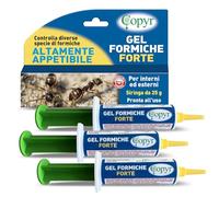 Copyr Gel Formiche Forte - Siringa Insetticida Antiformiche Pronta all'Uso, contro Formica Comune e Tropicale - 25g x 3 Pz, Esca Ideale per Ambienti Interni e Intorno ad Edifici, Giardino e Terrazza