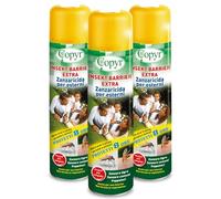 Copyr Insekt Barrier Extra - Insetticida Antizanzare per Esterni e Interni, 3 Pezzi da 750ml - 8 Ore di Protezione per Uomo e Animali contro Ogni Zanzara, Zanzaricida Uso Domestico