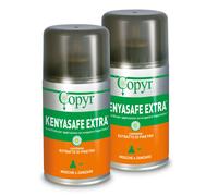 Copyr Kenyasafe Extra - Insetticida Antizanzare, Mosche e Insetti Volanti, 2 Bom