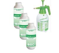 Copyr l CIPERTRIN 10 plus- Kit Insetticida: Nebulizzatore Pressione + 3pz da 1lt
