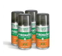 Copyr Pyrematic Insetticida Aerosol con Estratto di Piretro, per Industria Alimentare e HORECA, Azione Abbattente e Repellente, 96 Erogazioni, (x4 pezzi)