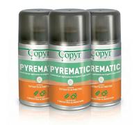 Copyr Pyrematic Insetticida Spray con Estratto di Piretro, 3 Pezzi