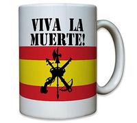 Copytec #6620 - Tazza da caffè con logo della Legión Española Viva la Muerte